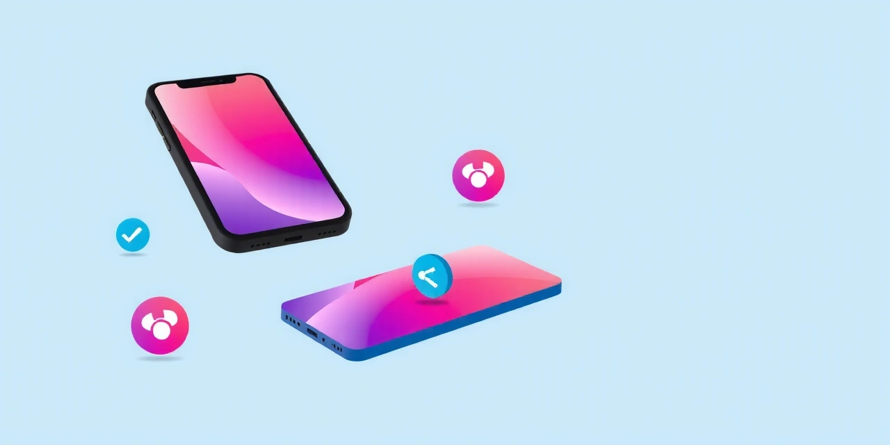 Interfață de utilizator modernă pentru aplicații mobile