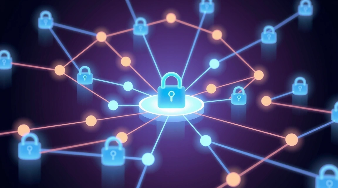 Abstract representation of intellectual property and digital security